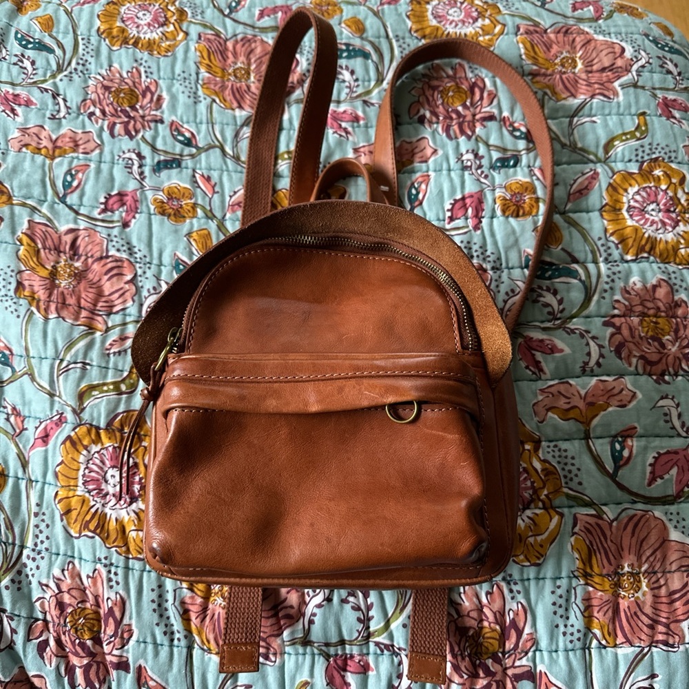Madewell mini lorimer backpack